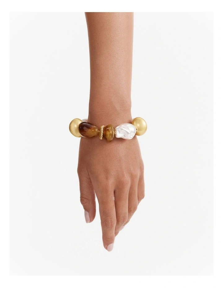 Zozo Stretch Bracelet in Tort image 2