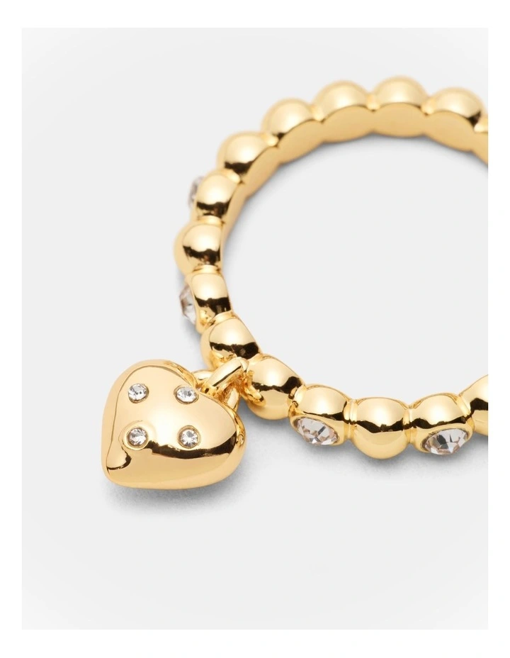 Lovely Charm Ring in Gold image 3