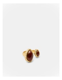 Pebble Ring in Caramel