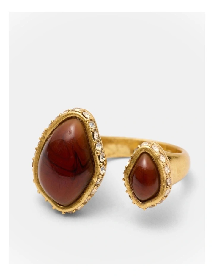 Pebble Ring in Caramel image 3