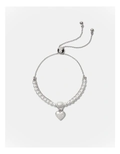 Lovely Toggle Bracelet in Silver
