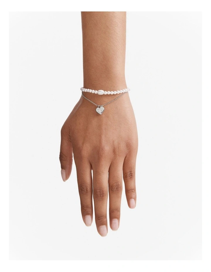Lovely Toggle Bracelet in Silver image 2
