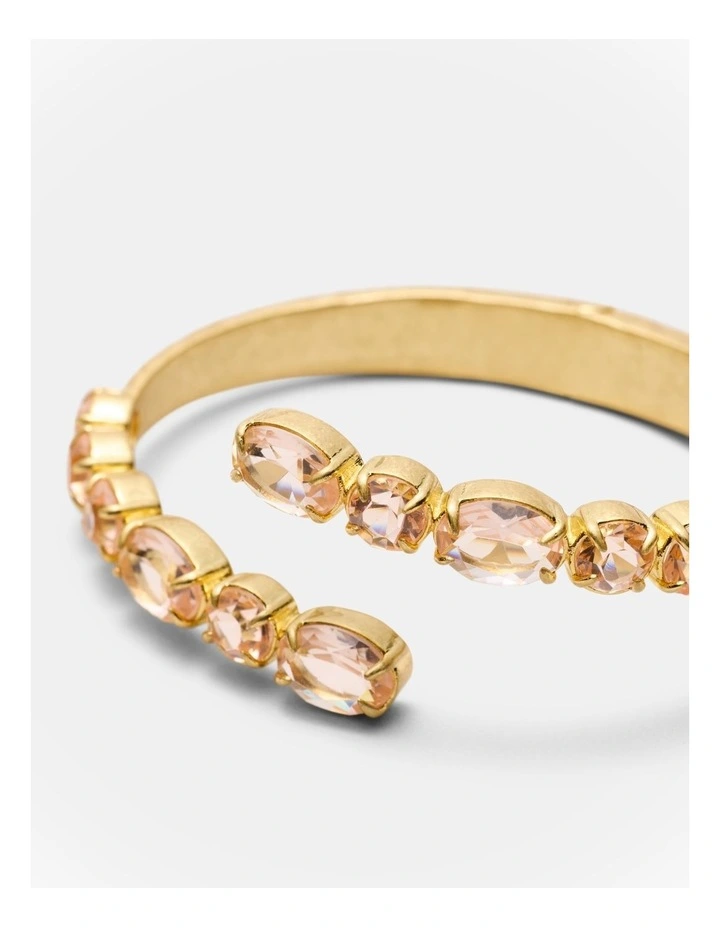 Goddess Open Cuff Bracelet in Petal image 3