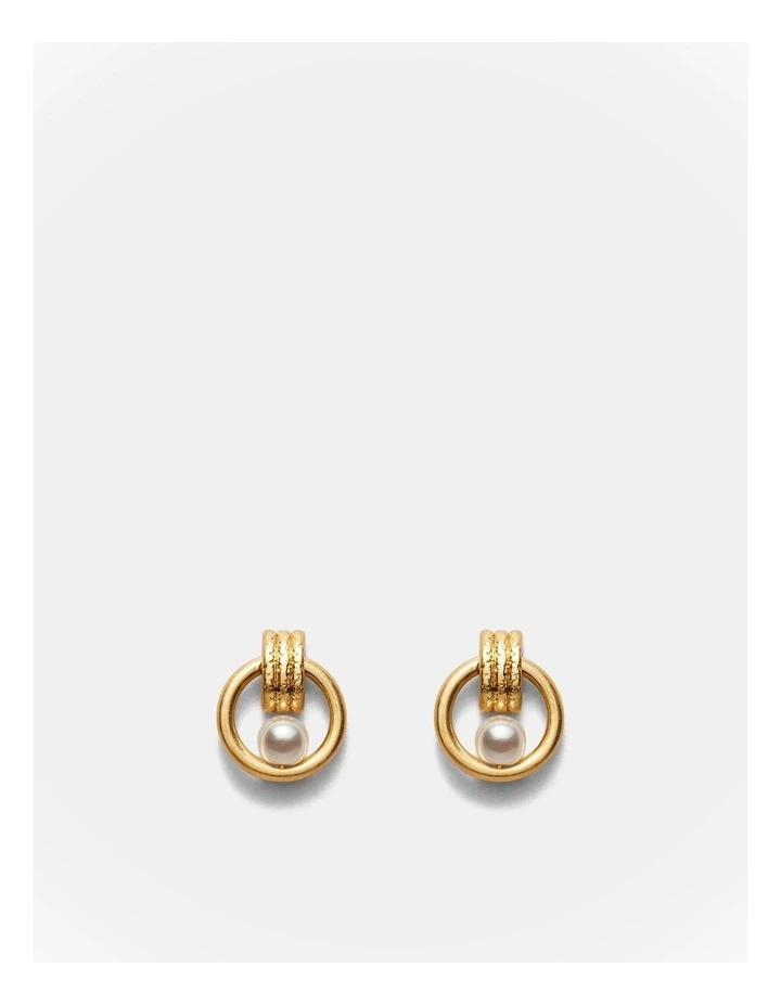 Clique Pearl Stud Earrings in Pearl image 1