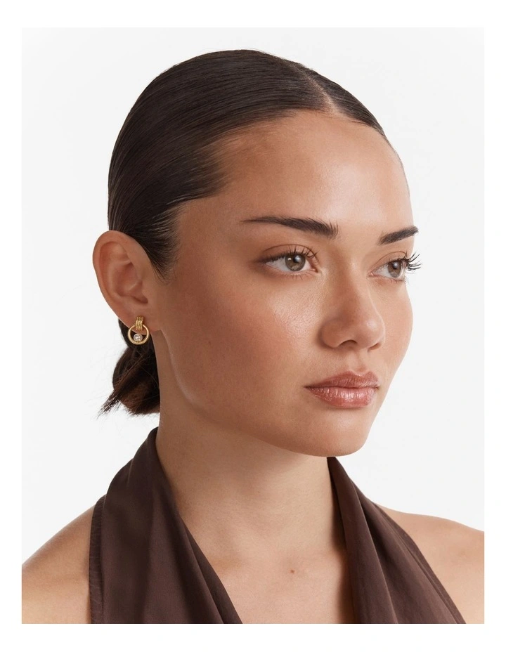 Clique Pearl Stud Earrings in Pearl image 4