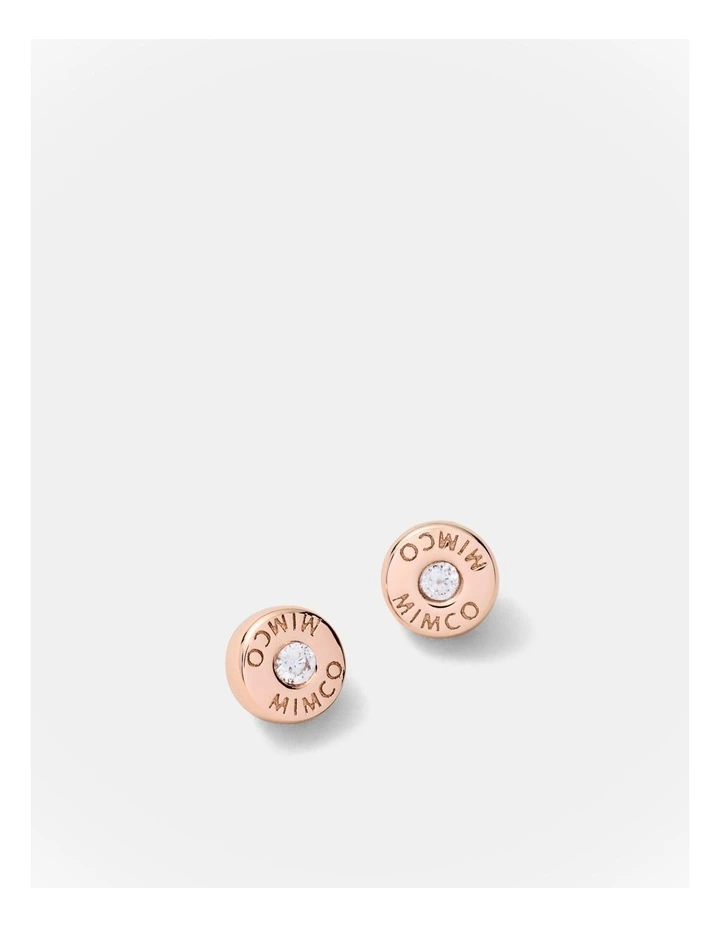 Finito Stud Earrings in Rose Gold image 3