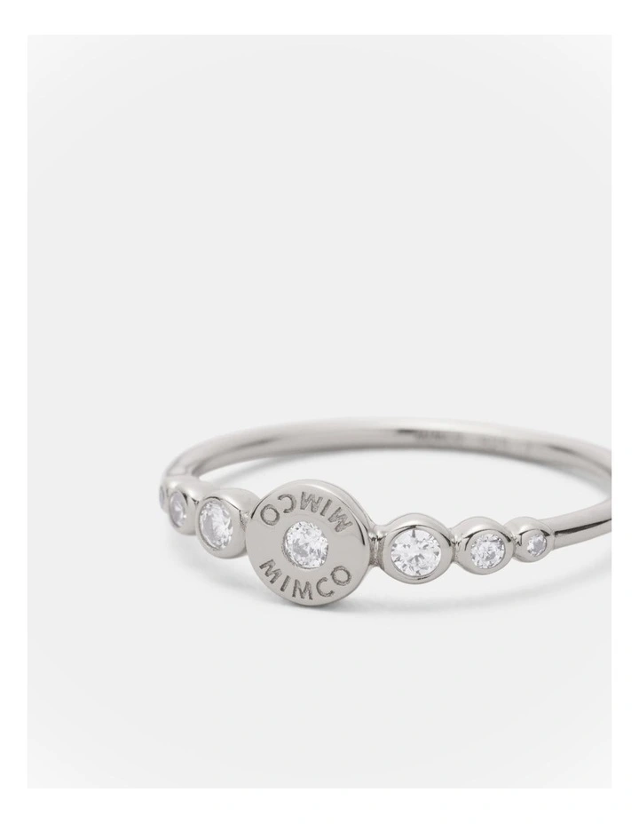 Finito Ring Band in Silver image 3