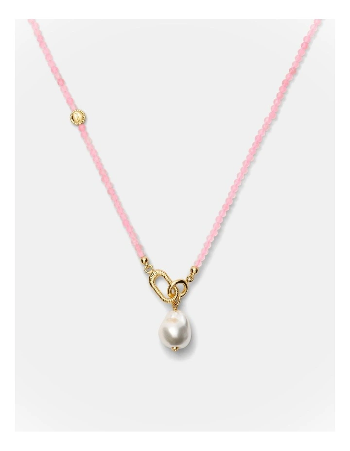 Mermaid Pearl Necklace in Petal image 1