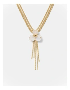 Floweret Necklace in Pearl