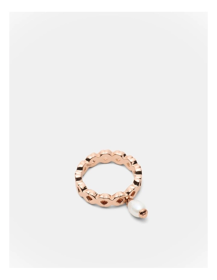 Essense Pearl Ring in Rose Gold image 1