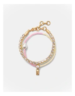 Goddess Duo Bracelet in Buttermilk