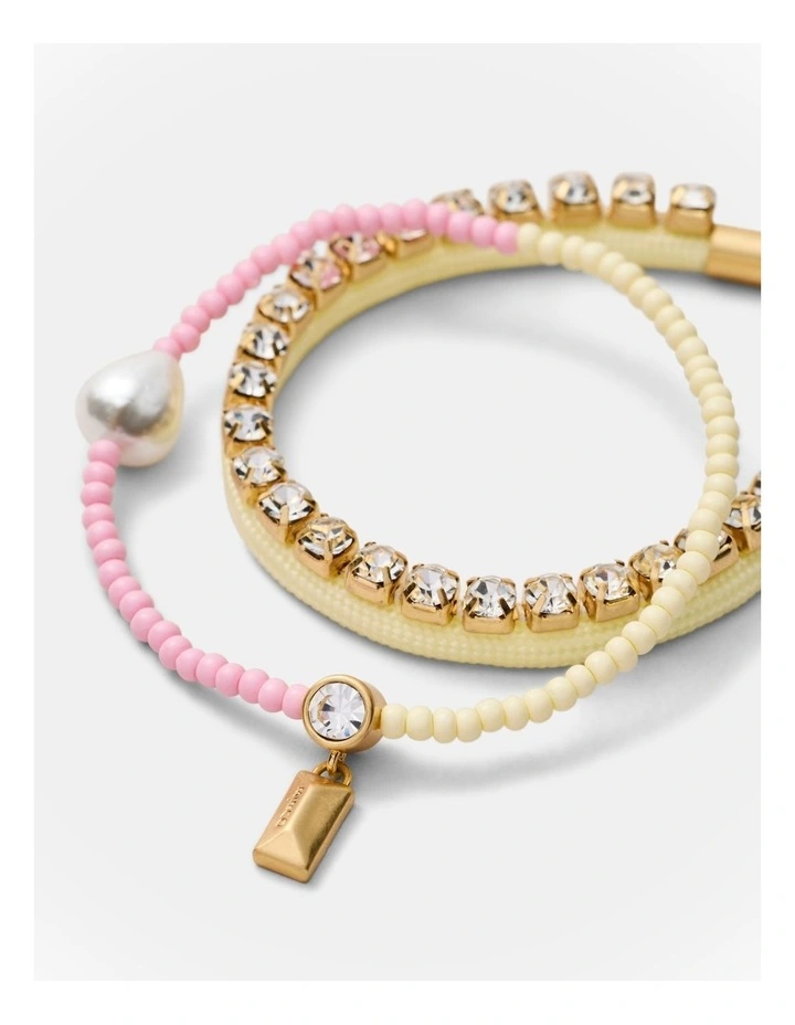 Goddess Duo Bracelet in Buttermilk image 3