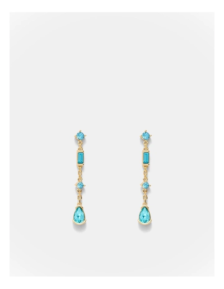 Temptation Drop Earrings in Blue Haze image 1