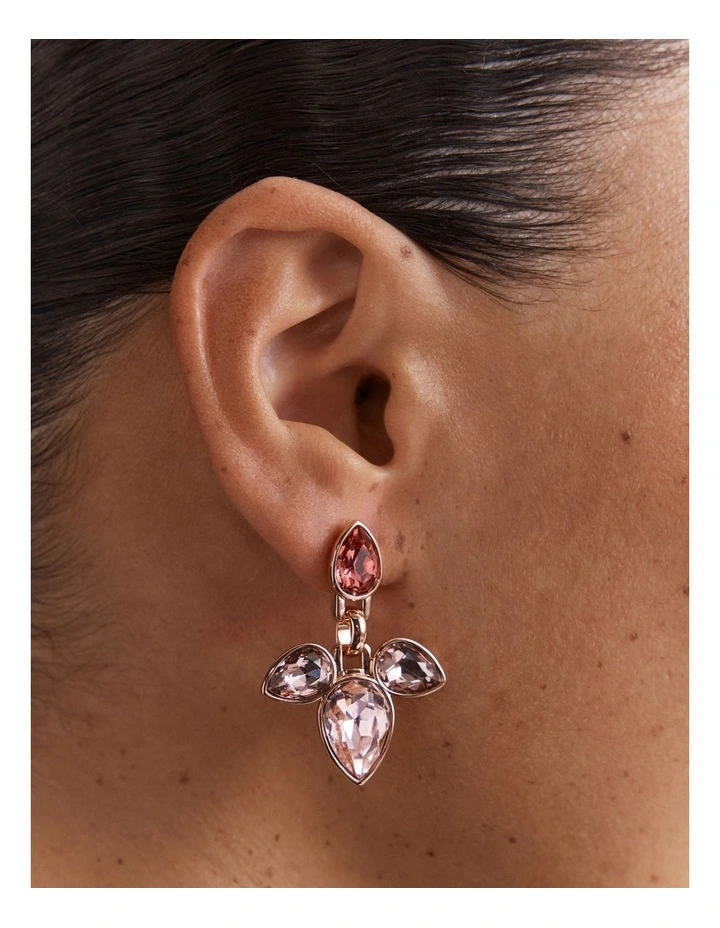 Bumper Pear Earrings in Petal image 2