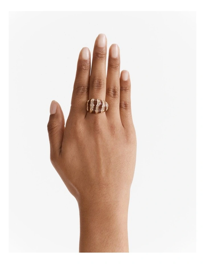 Chi Chi Enamel Ring in Choc Berry image 2