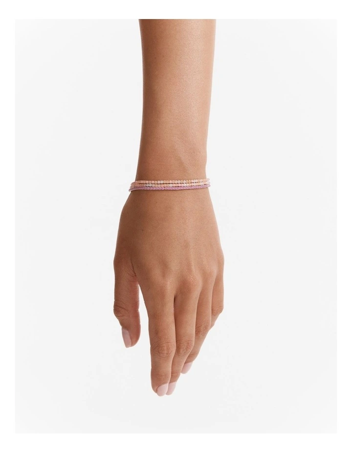 Mini Shimmy Bracelet in Petal image 2