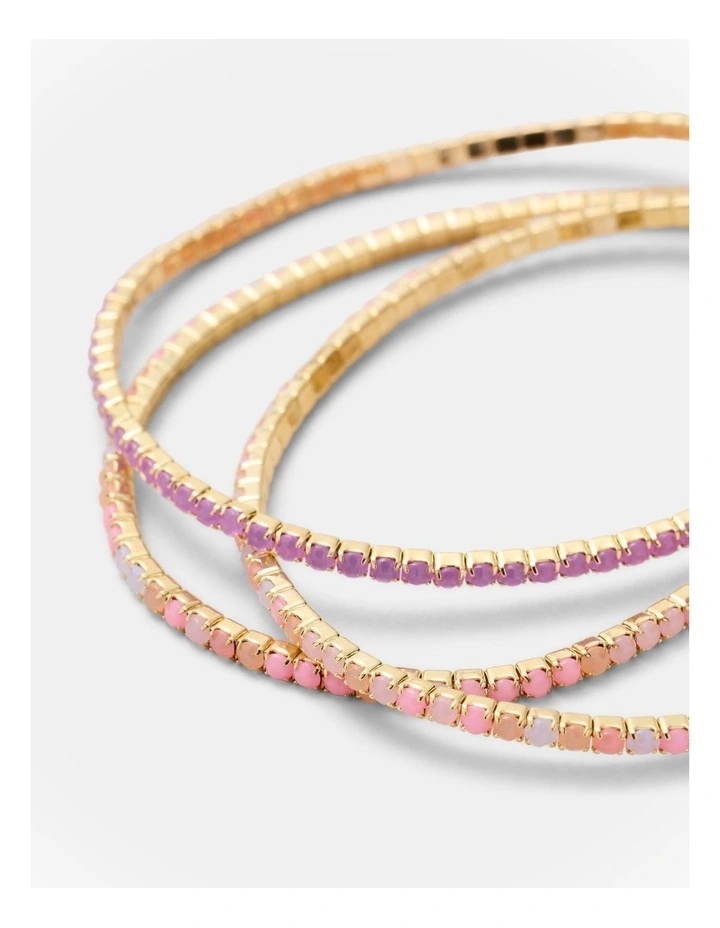 Mini Shimmy Bracelet in Petal image 3