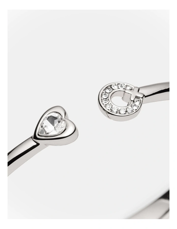 Encanto Open Cuff Bracelet in Silver image 3