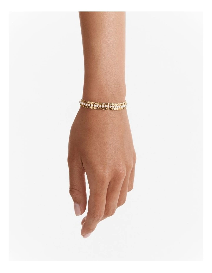 Crystallus Bracelet in Pearl image 2