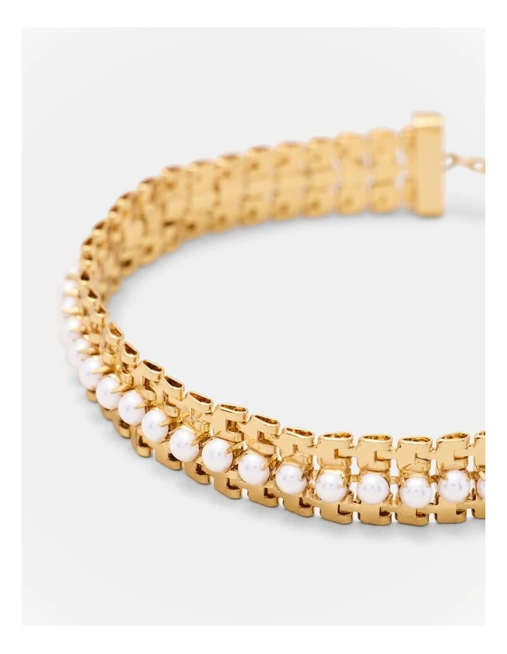 Crystallus Bracelet in Pearl image 3