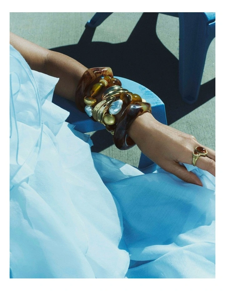Zozo Bangle in Tort image 2