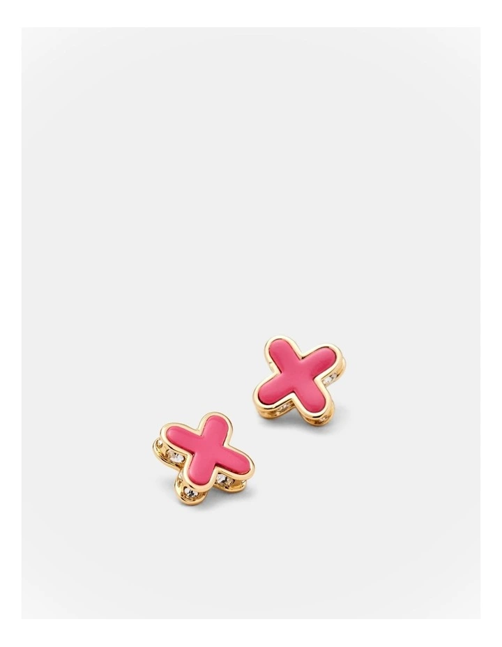 Dreamy Stud Earrings in Flamingo image 3