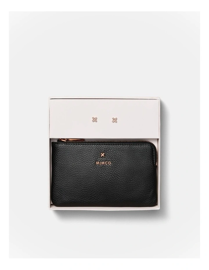 Classico Small Pouch Gift Set in Black Rose Gold image 1