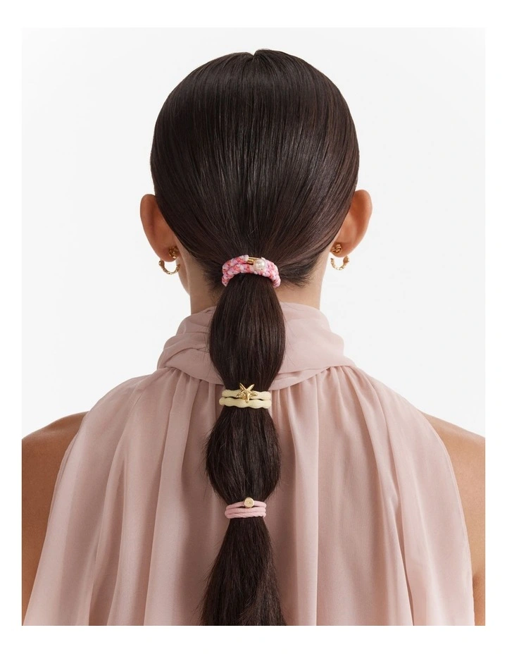 Undersea Hair Clip Set in Petal image 2