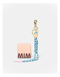 Bungee Heart Bag Charm Gift Box in Iceberg