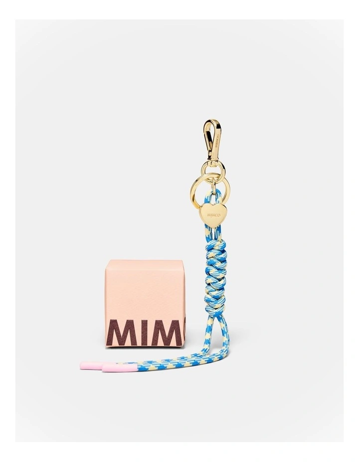 Bungee Heart Bag Charm Gift Box in Iceberg image 1