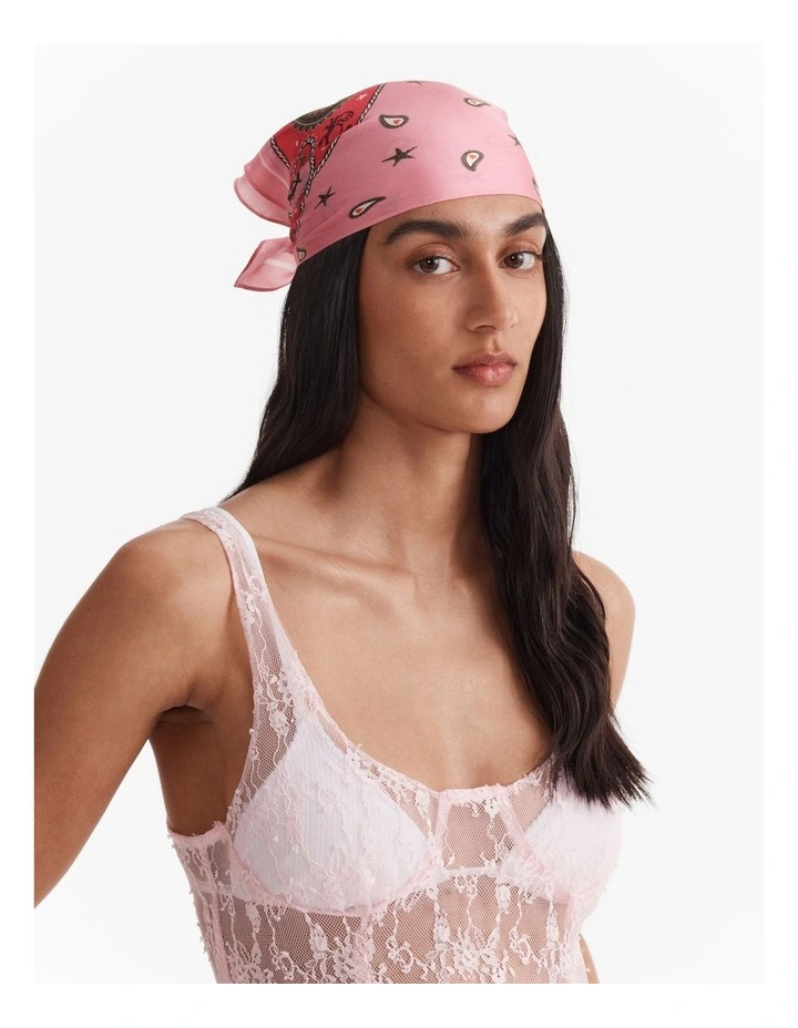 Undersea Bandana in Flamingo image 2