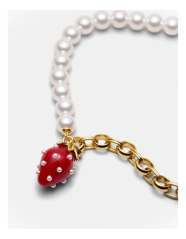 So Sweet Necklace in Pearl image 4