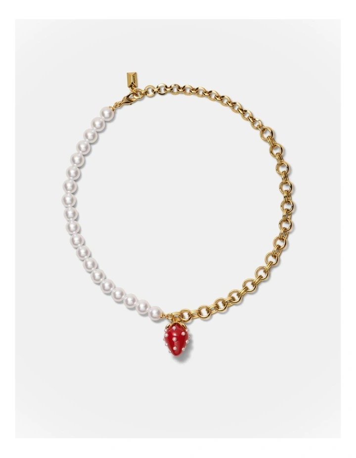 So Sweet Necklace in Pearl image 5