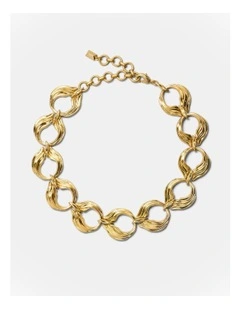 Gaia Chain Necklace in Gold