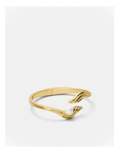 Gaia Pearl Cuff Bracelet in Pearl