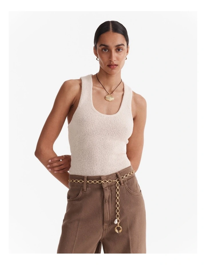 Gaia Chain Belt in Gold image 2