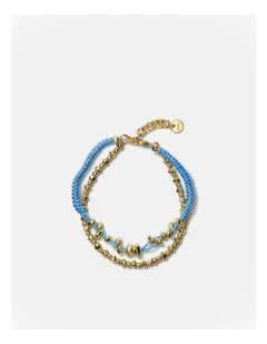 Seaside Duo Bracelet in Turquoise