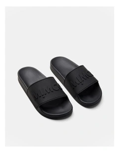 Pool Slide Shoes in Black