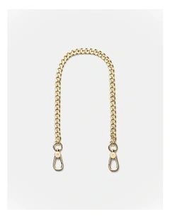 Link Chain Shoulder Bag Strap in Light Gold