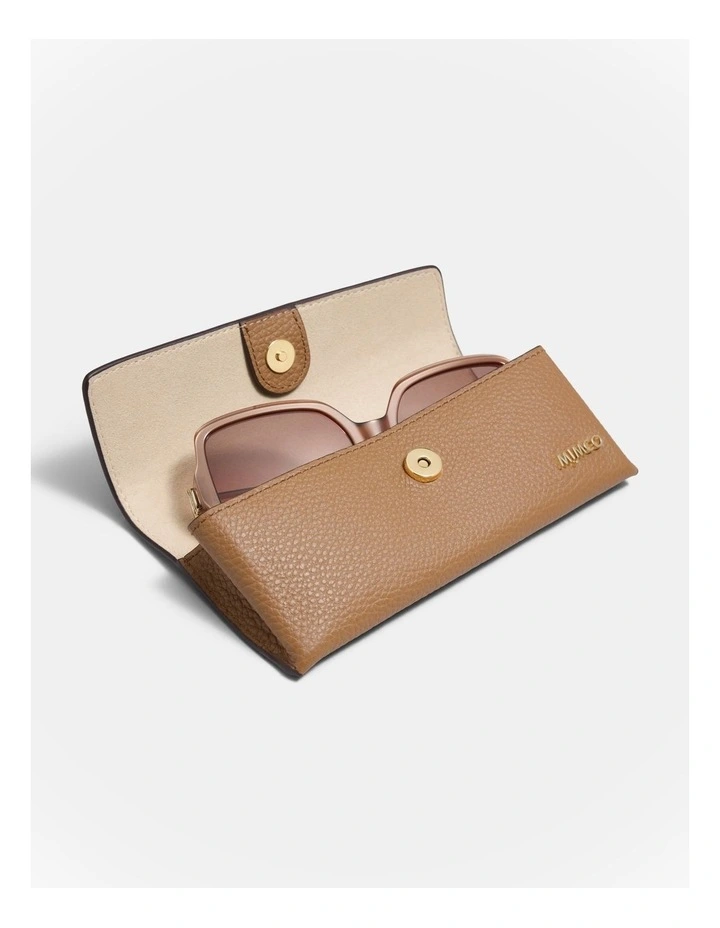 Drift Sunglasses Case in Caramel image 3
