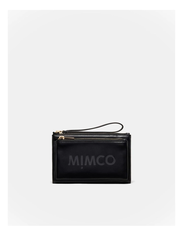 Brittany Double Pouch in Black image 1