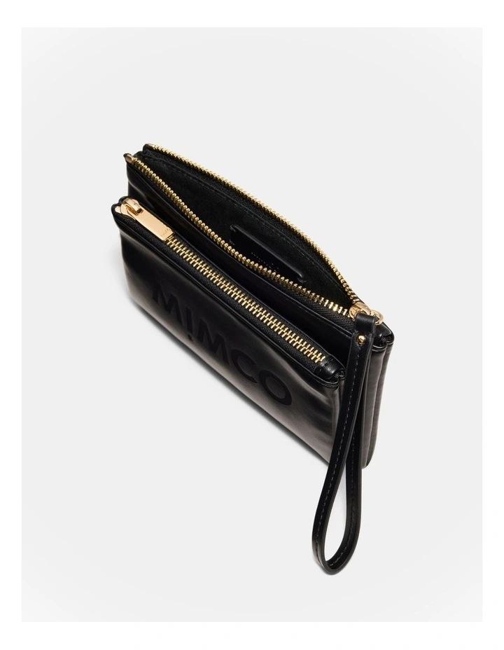 Brittany Double Pouch in Black image 4