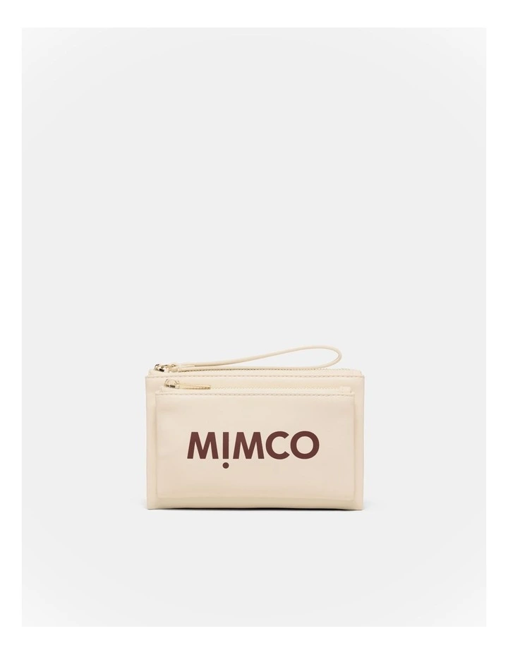 Brittany Double Pouch in Beige image 1
