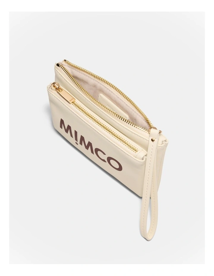 Brittany Double Pouch in Beige image 4