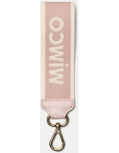 Stripe Webbing Wrist Strap in Petal