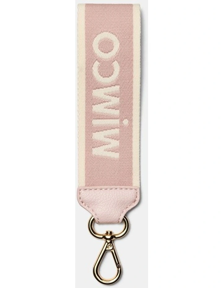 Stripe Webbing Wrist Strap in Petal image 1