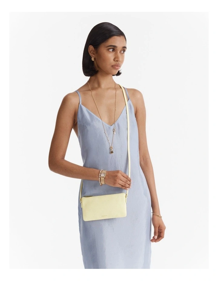 Rhiannon Pouch Crossbody Bag in Buttermilk image 2