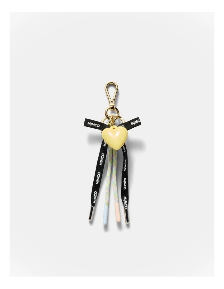 Bungee Ribbon Bag Charm in Buttermilk image 1