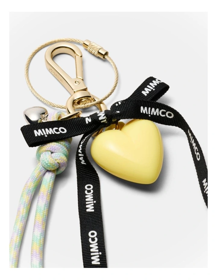 Bungee Ribbon Bag Charm in Buttermilk image 3