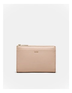 Yvette Gusset Pouch in Biscuit